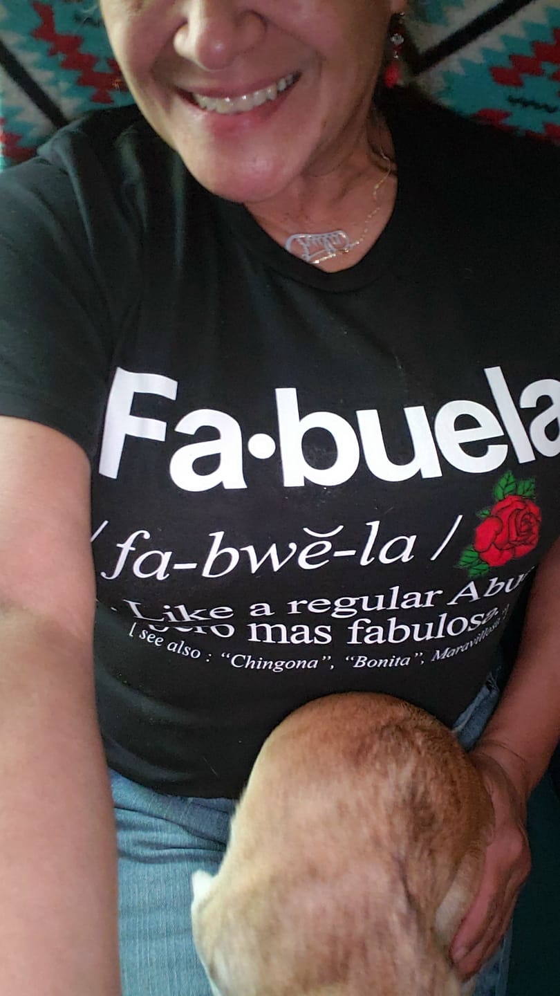 Customer photo review of Fabuela Fabulosa Abuela T-Shirt