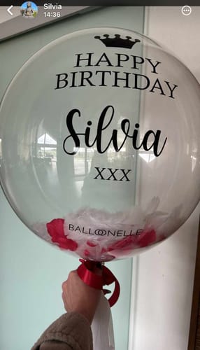 Kundenbewertung mit Foto zu BALLOONIZER - Ballon Konfigurator
