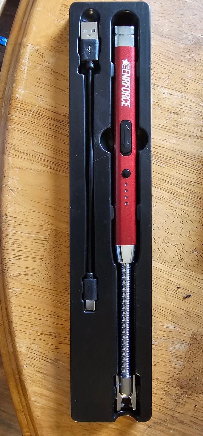 Customer photo review of 360 Degree Household Arc Lighter