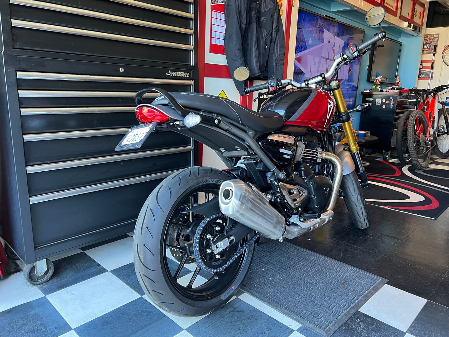 Customer photo review of Triumph Speed 400 & Scrambler 400 Plug & Play Tail Kit