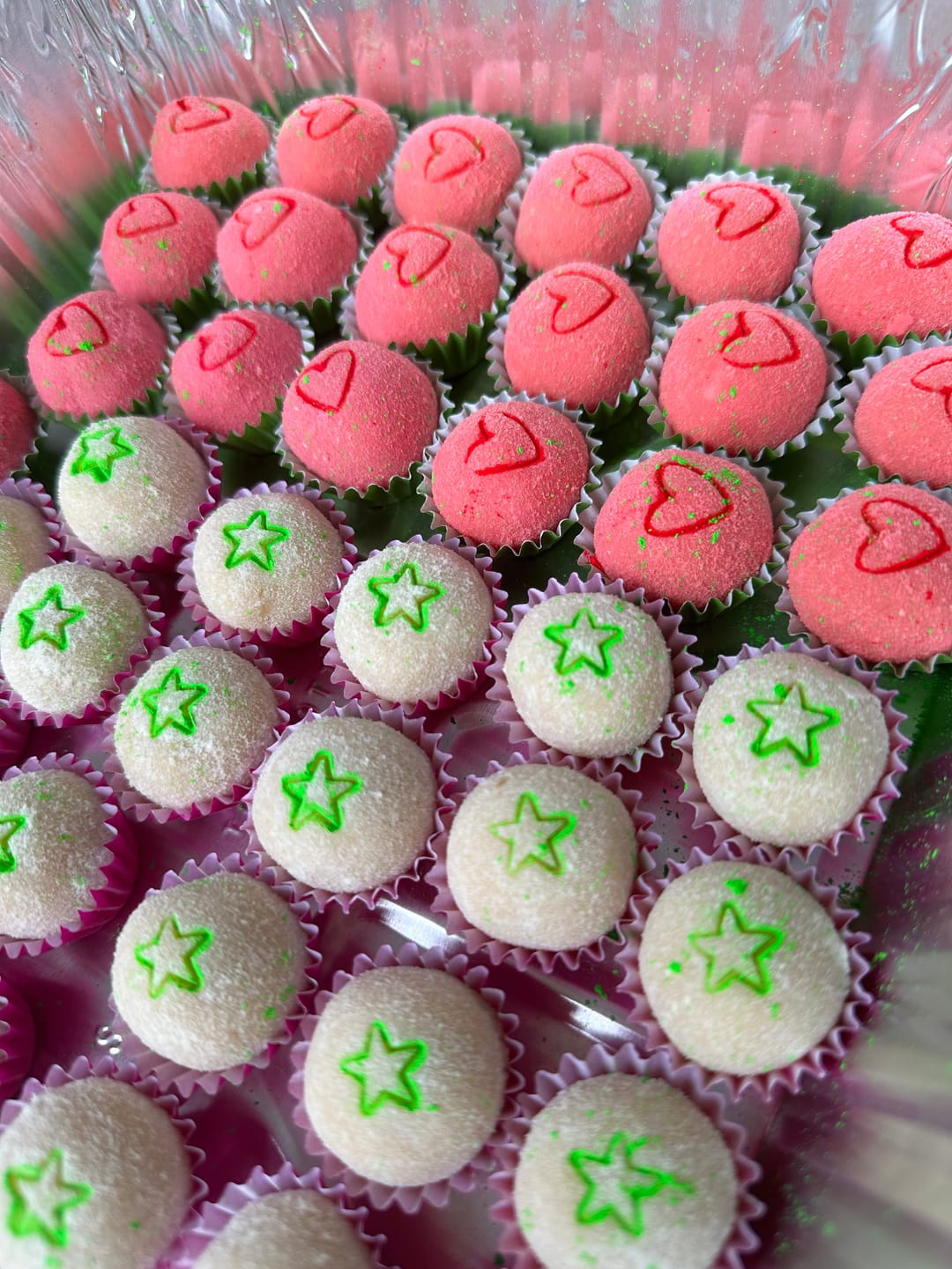 Customer photo review of Portioning Board for 15g Brigadeiros (50 Holes)