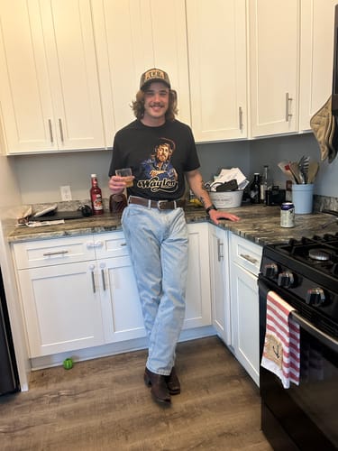 Customer photo review of Seager x Waylon Jennings Heritage Tee