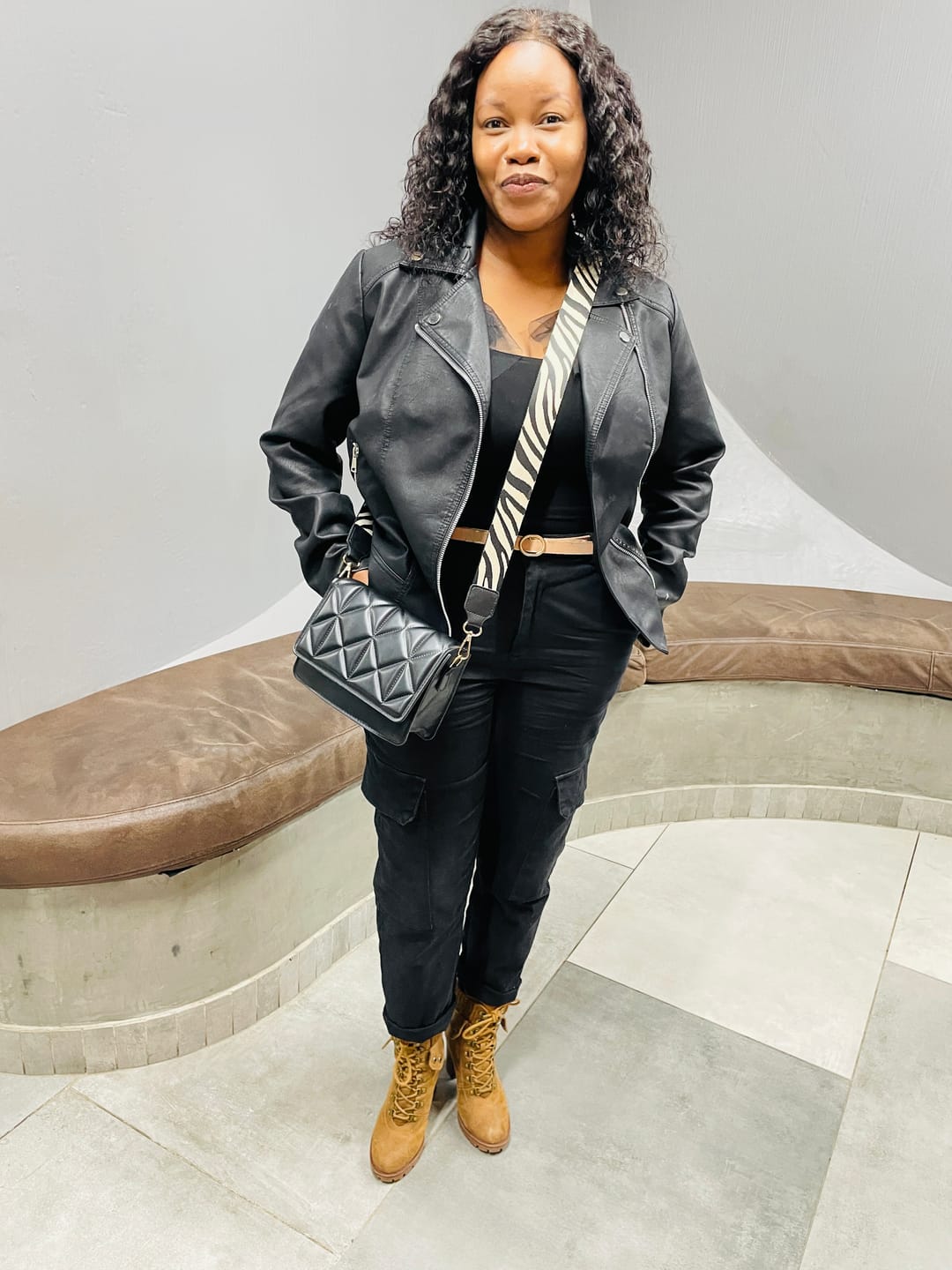 Customer photo review of Brazilian 4x4 Lace Wig - Water Wave 12"