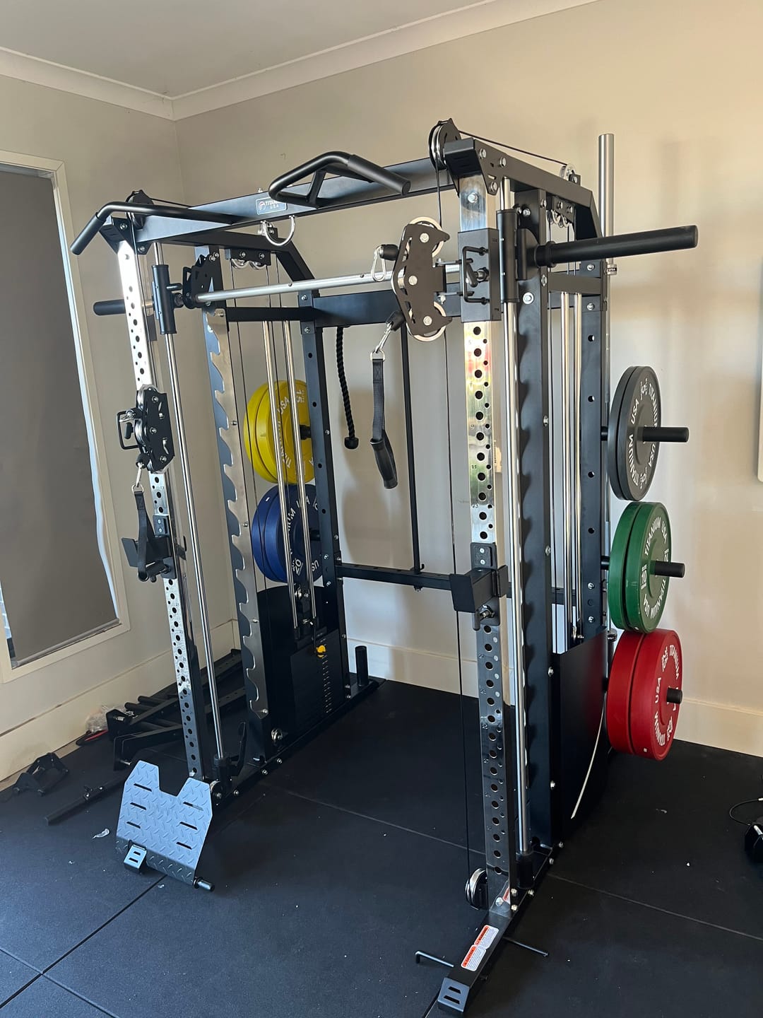 Customer photo review of TITANIUM USA G30/G40/G50/G60 FUNCTIONAL SMITH MACHINE LAT PULLDOWN SEAT