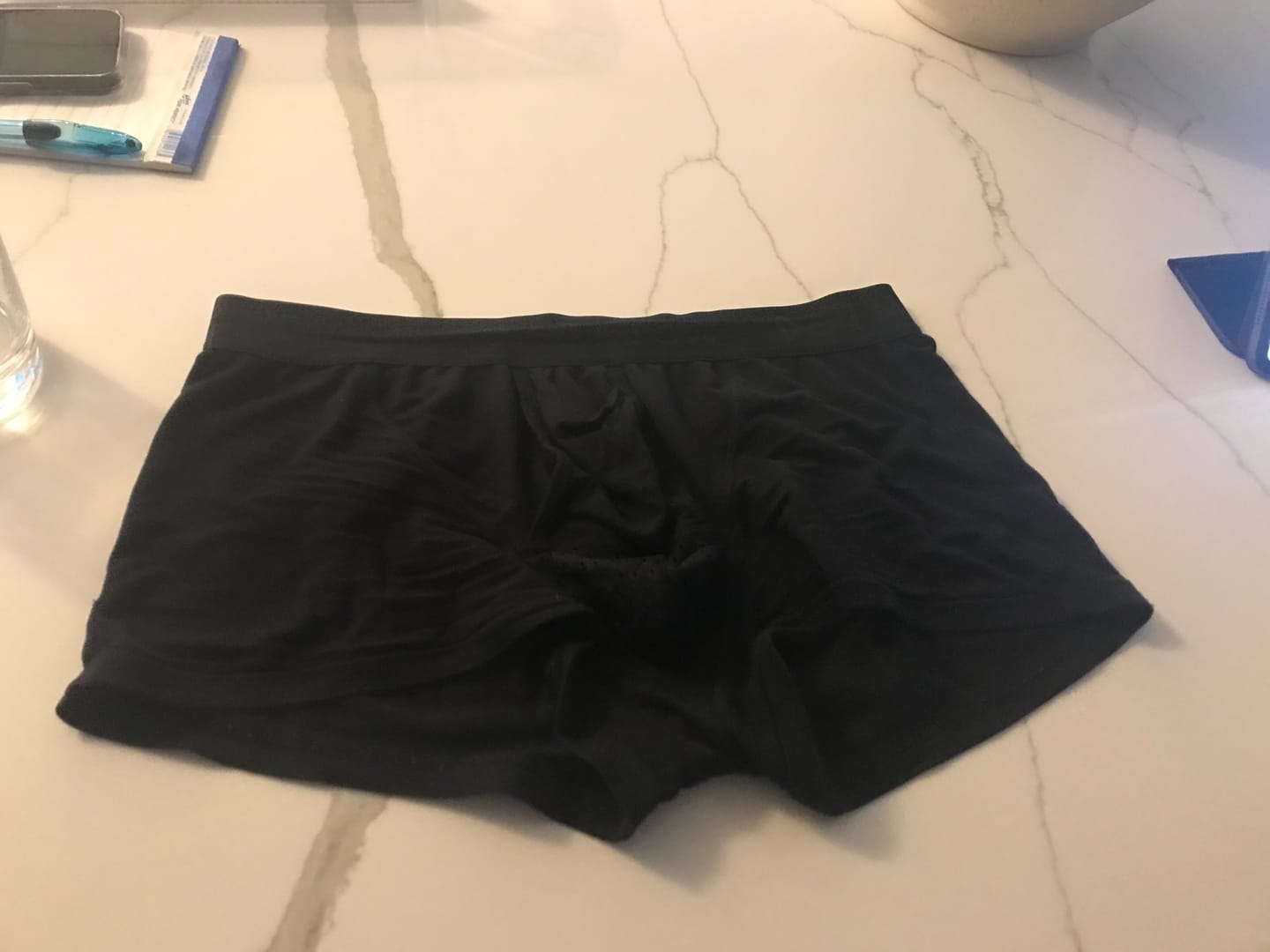 Customer photo review of 2 Pack Separate Dual Support Pouch Men's Underwear