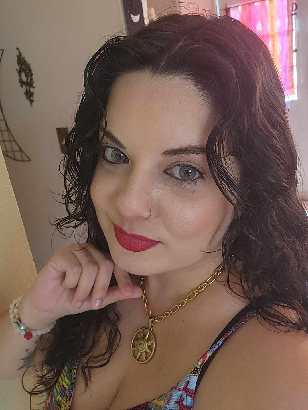 Customer photo review of Premium Candy Gray Prescription Colored Contact Lenses