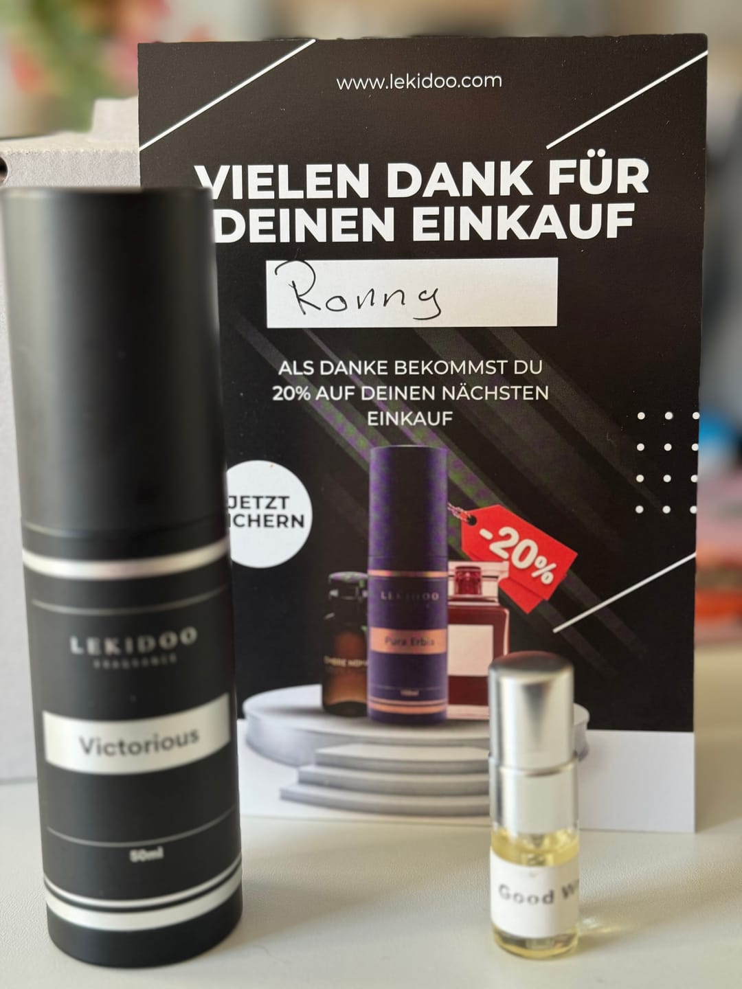 Customer photo review of Victorious  Autoparfüm