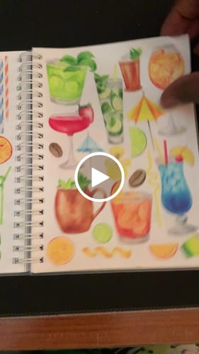 Customer video review of Watercolor Cocktails PET Tape