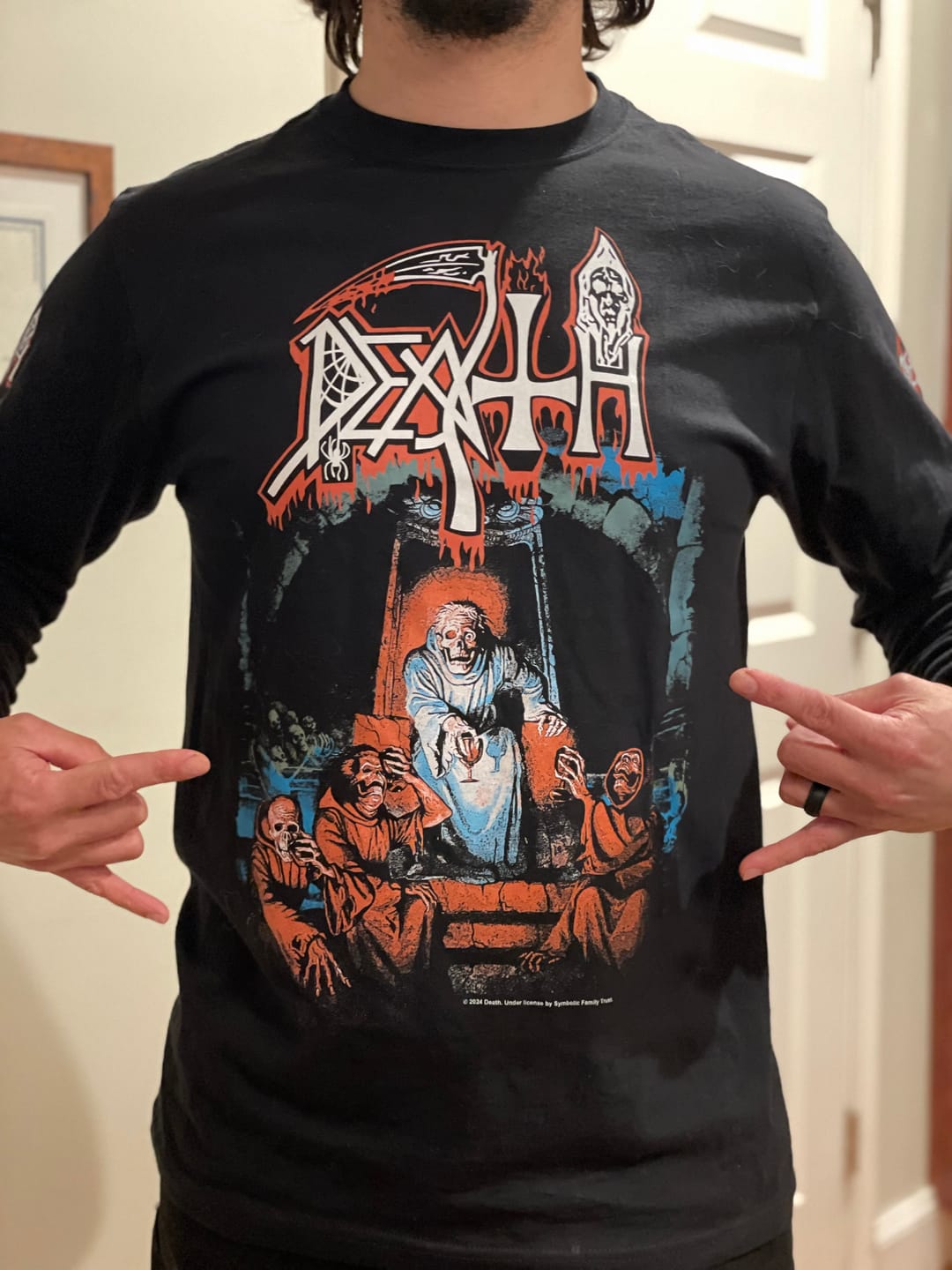 Customer photo review of Death - Scream Bloody Gore - Longsleeve Shirt