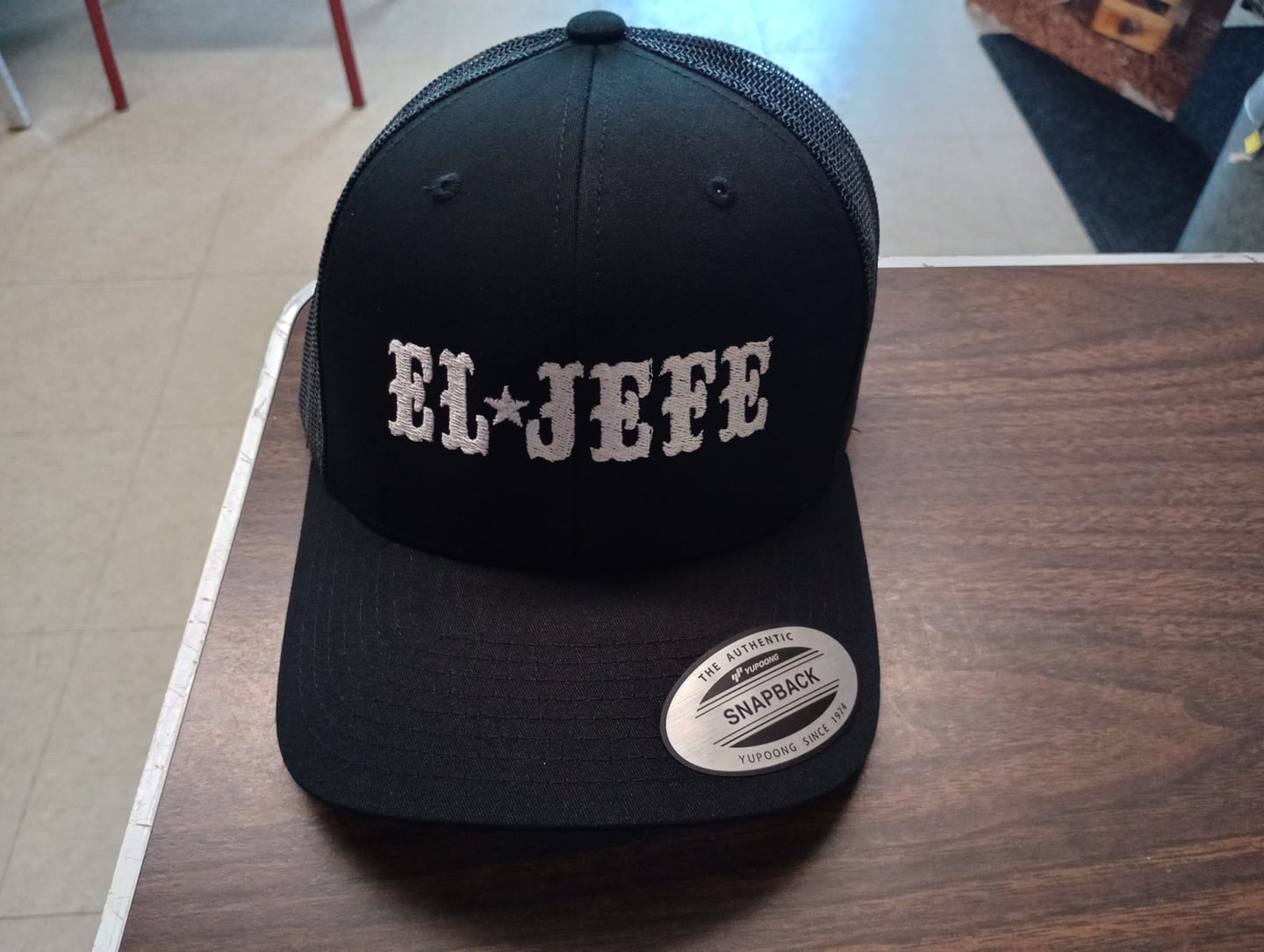 Customer photo review of El Jefe Trucker Cap