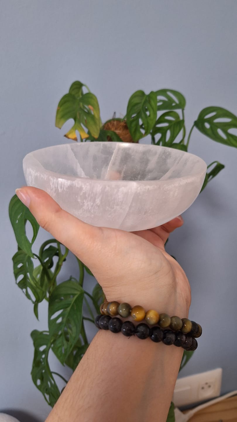 Customer photo review of Bol de Selenita Redondo | Bienestar - Tranquilidad