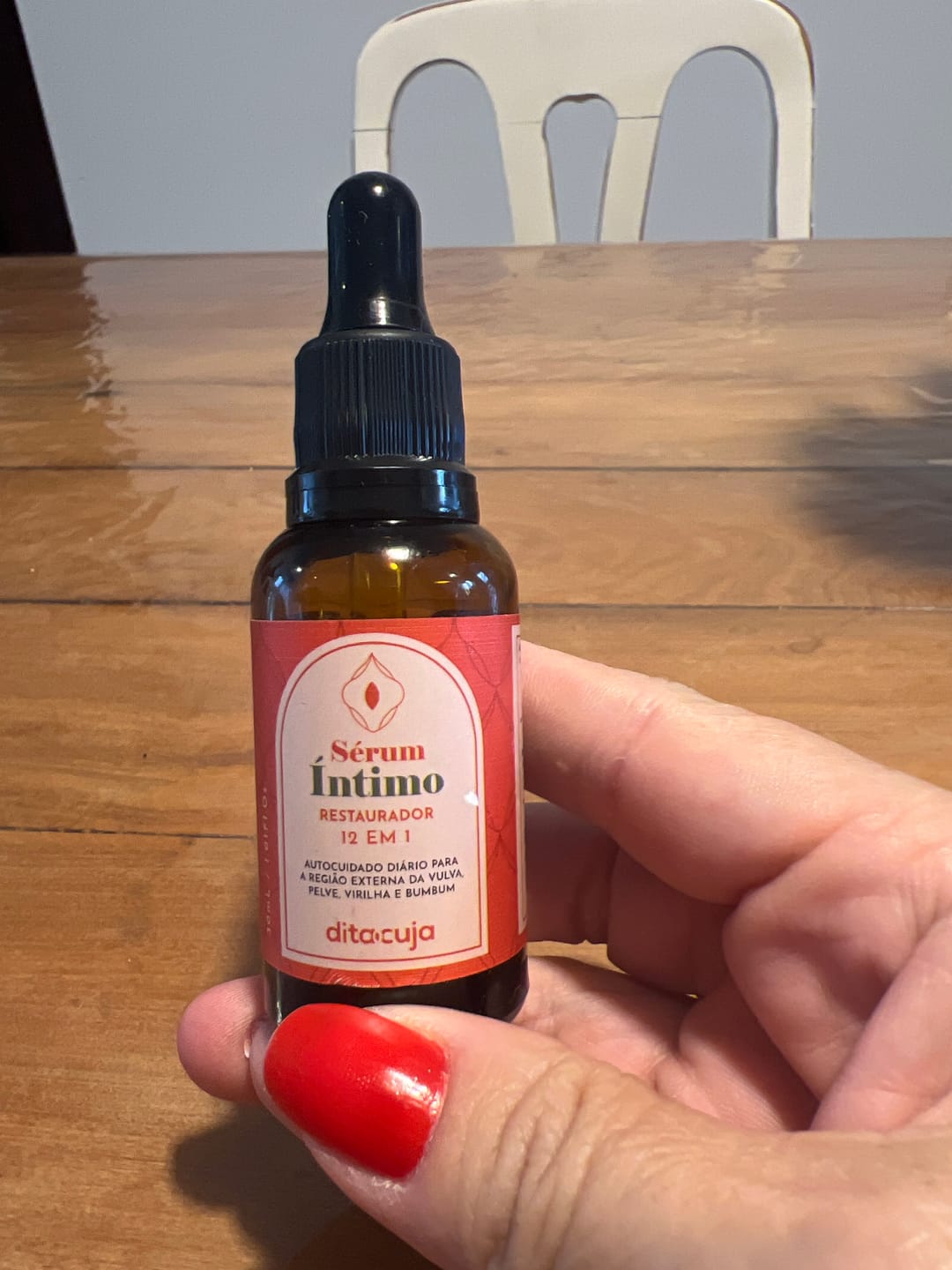 Customer photo review of Sérum Íntimo Regenerador 12 em 1