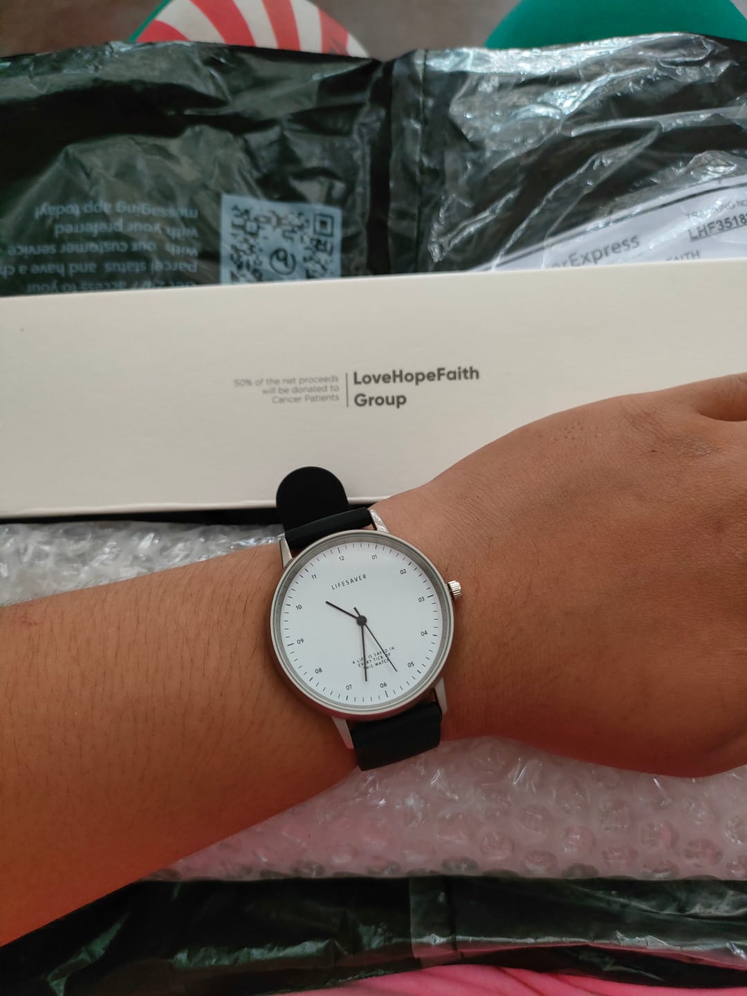Customer photo review of Life Saver Watch 4.0 – Black