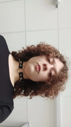 Customer photo review of Heart Matrix Collar