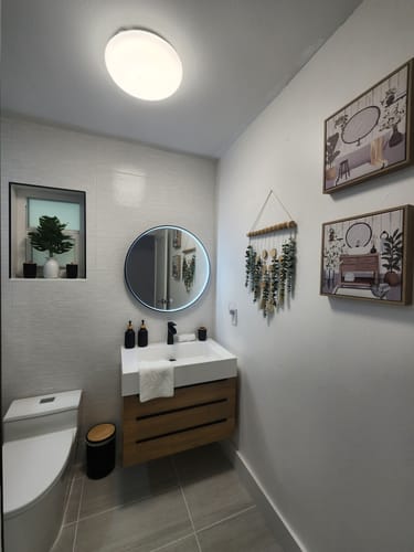 Customer photo review of Breton Floating Vanity - 2nd Generation (24"-84")