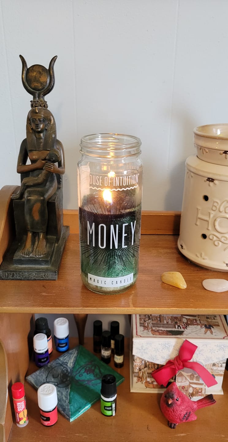 Customer photo review of Money Magic Candle