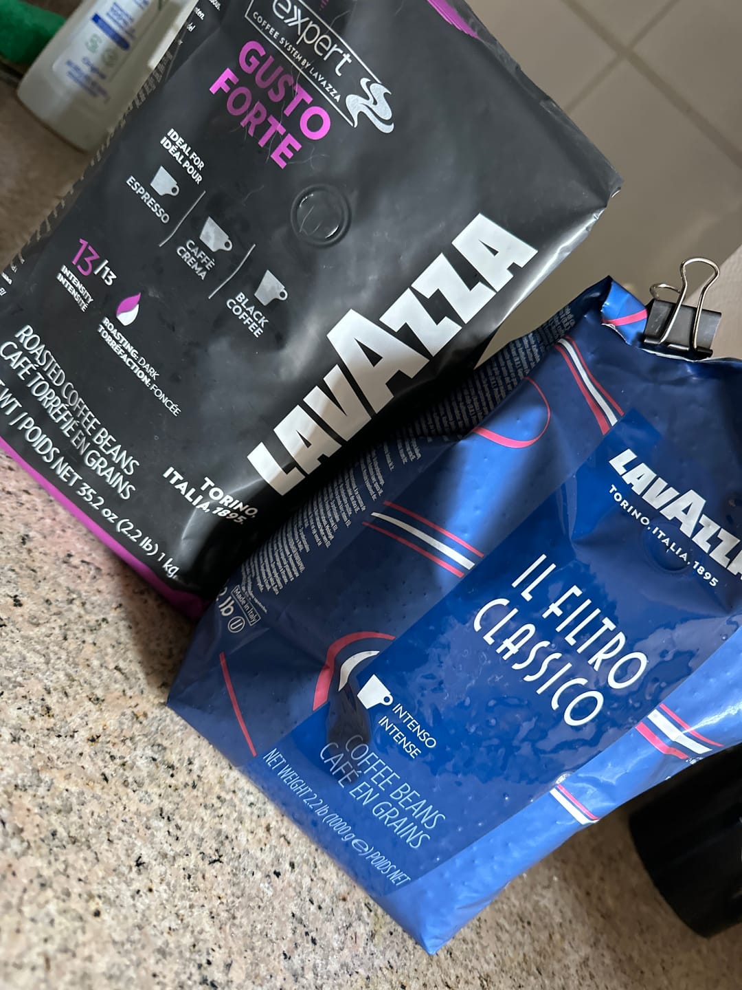Customer photo review of Pack Lavazza Gusto Forte 1 kg más Il Filtro Classico 1 kg