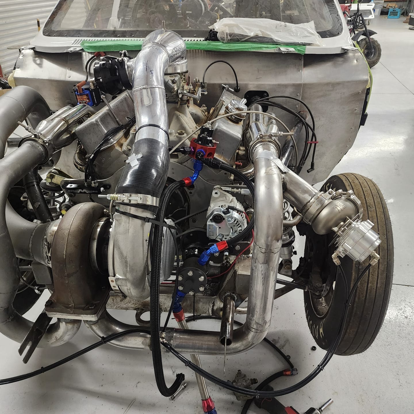Customer photo review of (20 ft.) Black 1/4" Push-to-Connect Plastic Tubing