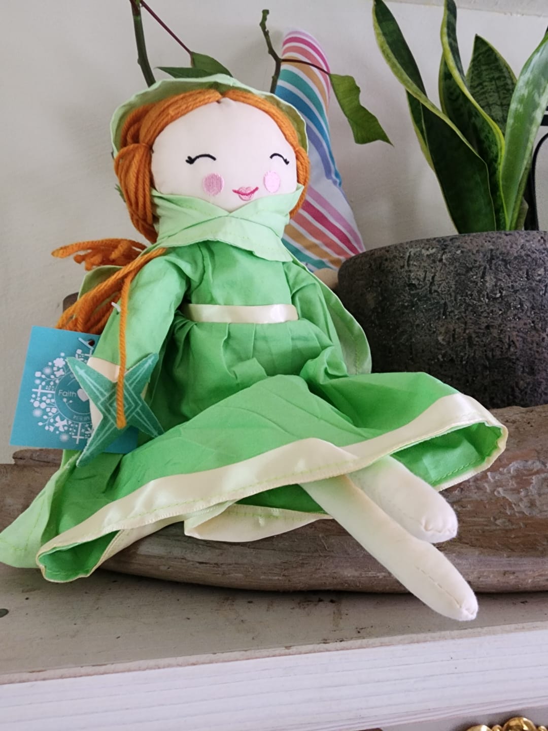 Customer photo review of St. Brigid of Ireland Rag Doll