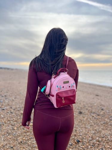 Customer photo review of Mable's Meadow Mini Backpack