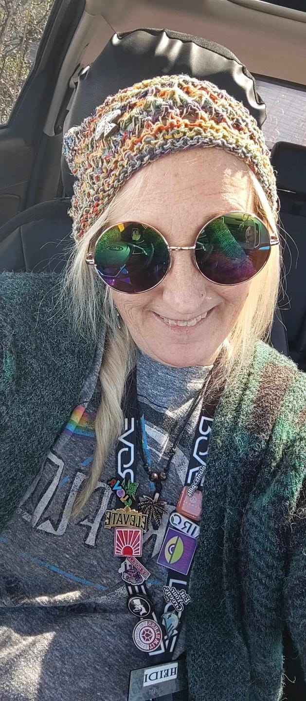 Customer photo review of Honeycomb Mushroom Hemp Hat