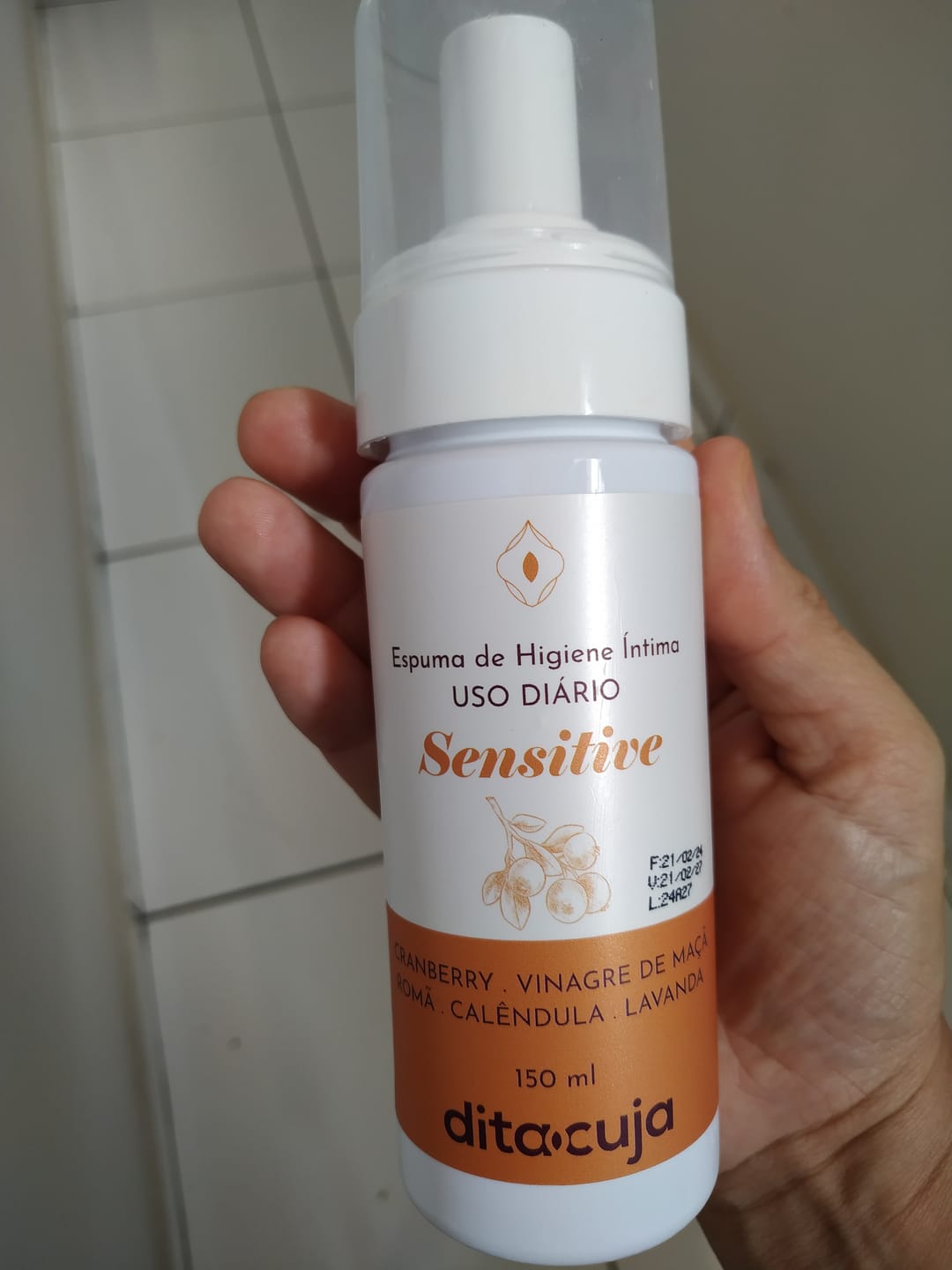 Customer photo review of Sérum Íntimo Regenerador 12 em 1