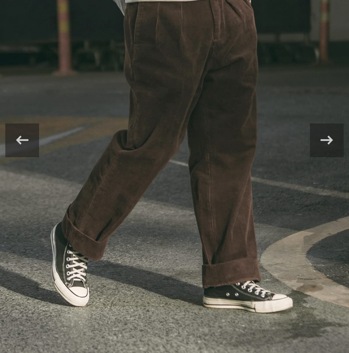 Customer photo review of 12.5 oz 8 Wale Corduroy Trousers - Brown