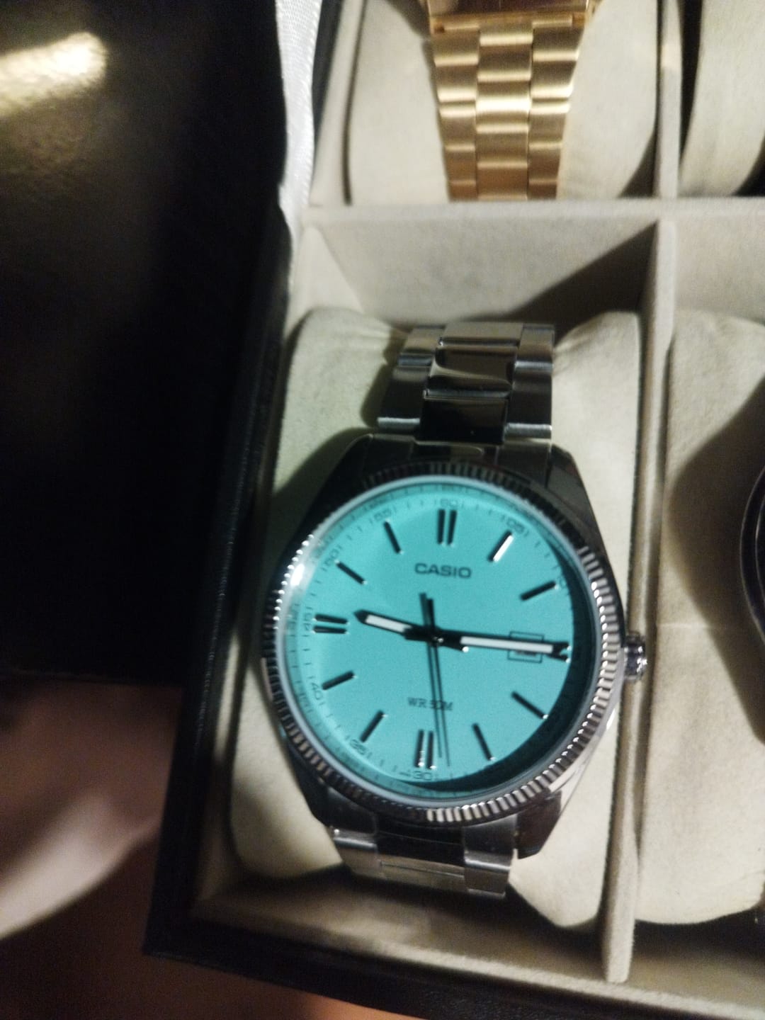 Customer photo review of Reloj Casio Análogo MTP-1302PD-2A2V Tiffany 38,5mm