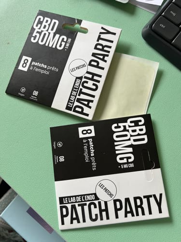 Customer photo review of Patchs CBD - 55MG