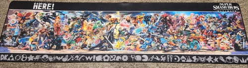 Customer photo review of Custom Size Mouse Pad