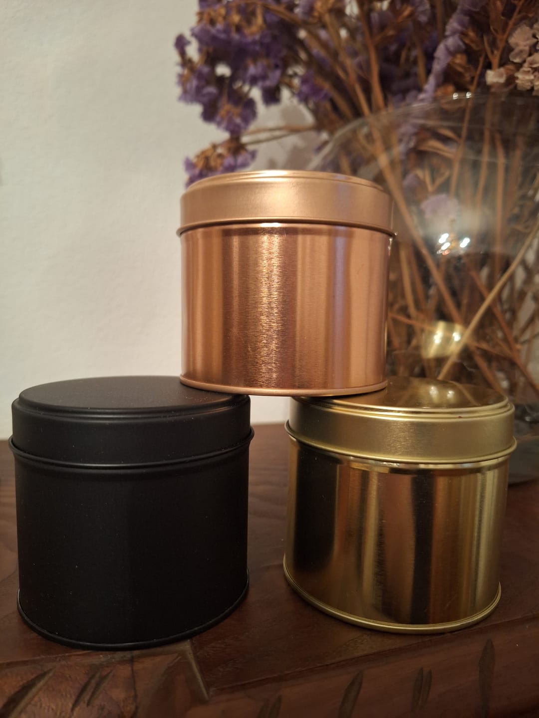 Customer photo review of Tarro con tapa de color Dorado