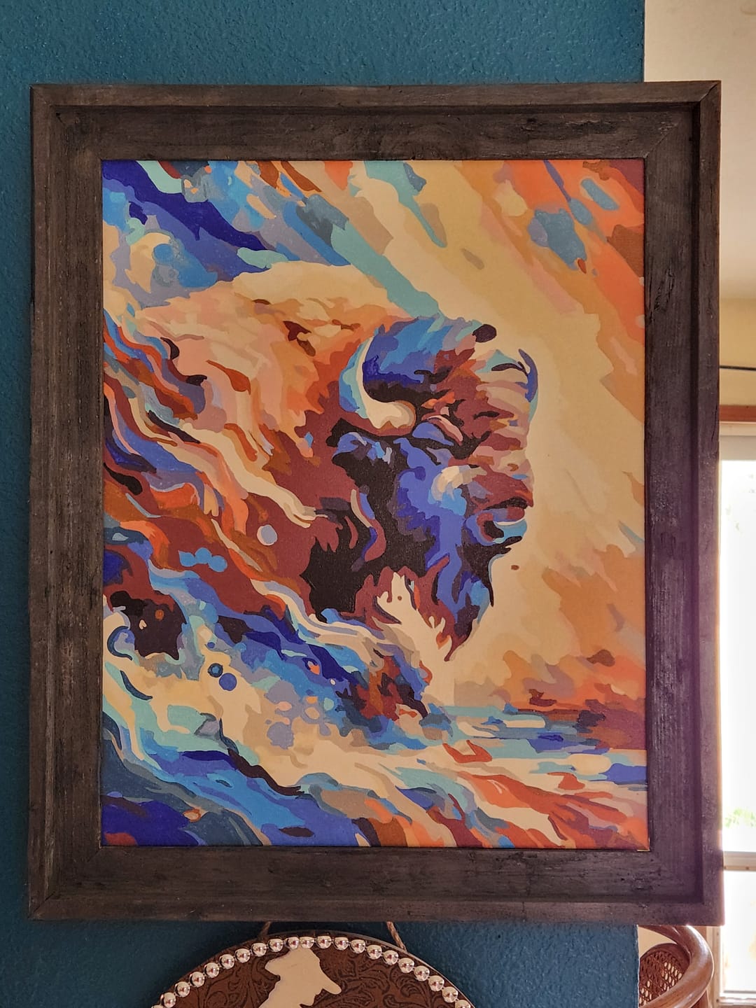 Customer photo review of Paint by Numbers - Color impression buffalo