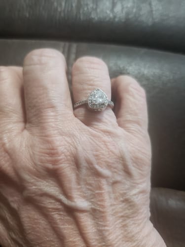 Customer photo review of Forever In My Heart Urn Ring