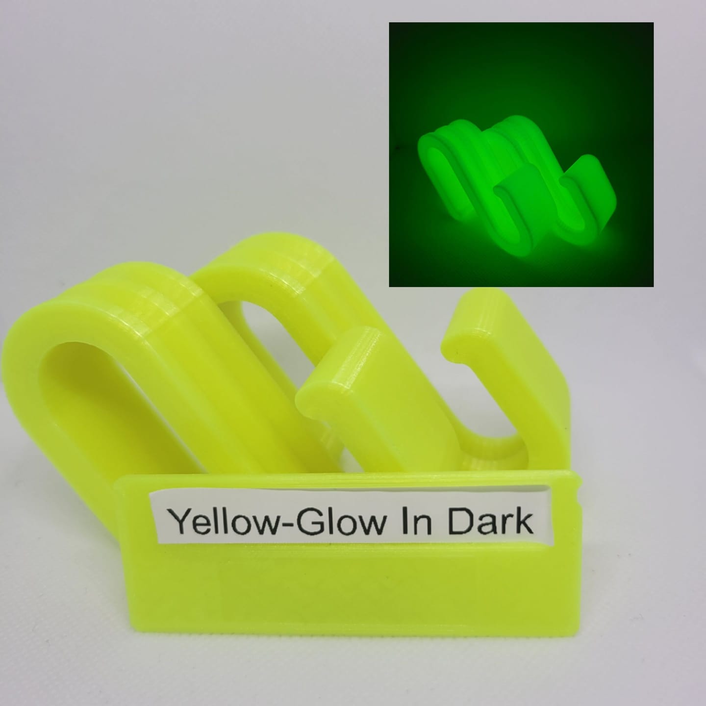 Customer photo review of Yellow Glow PETG Filament 1.75mm