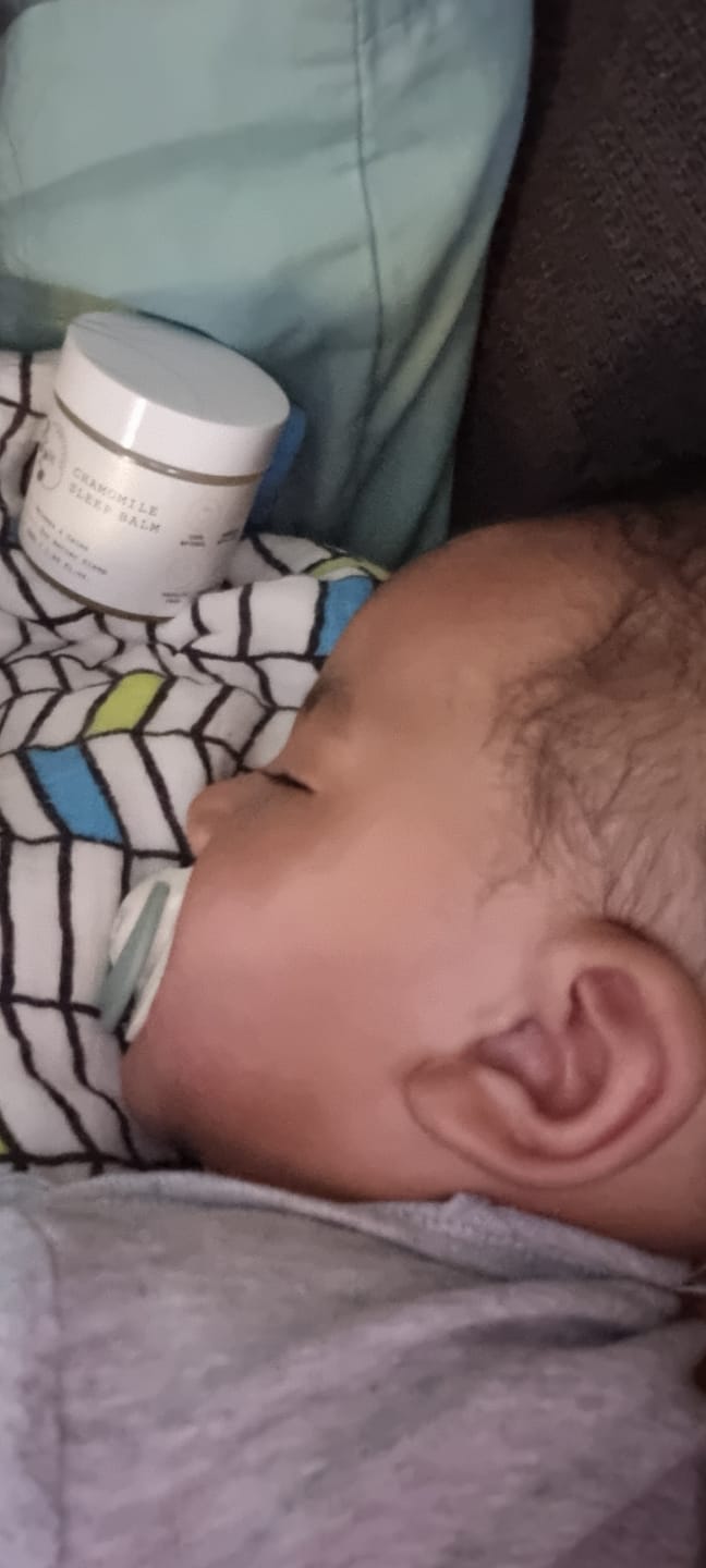 Customer photo review of Chamomile Sleep Balm