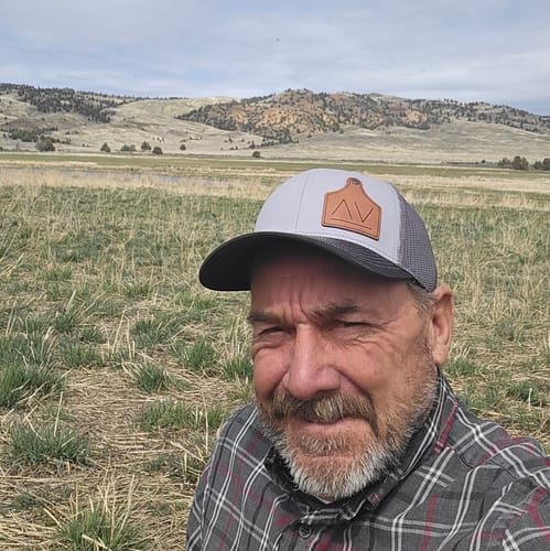 Customer photo review of Ear Tag Custom Leather Patch Trucker Hat - Richardson 112