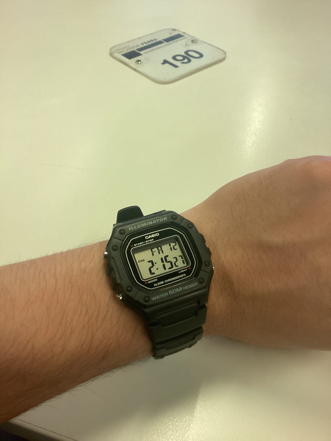 Customer photo review of Reloj Casio Vintage W-218H-1AVDF Negro