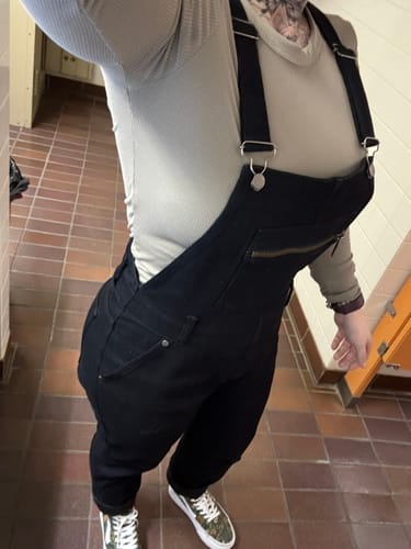 Customer photo review of Two Wheels Overalls Midnight Blue