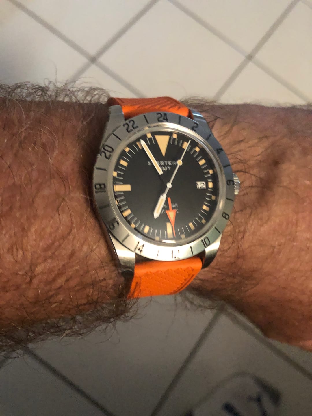 Customer photo review of Waffle Rubber - Orange