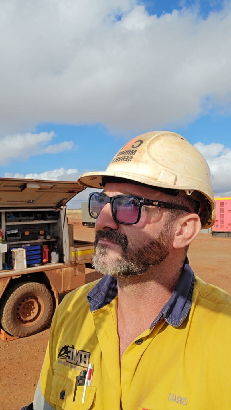 Customer photo review of Kenneth Black Photochromic Safety Glasses