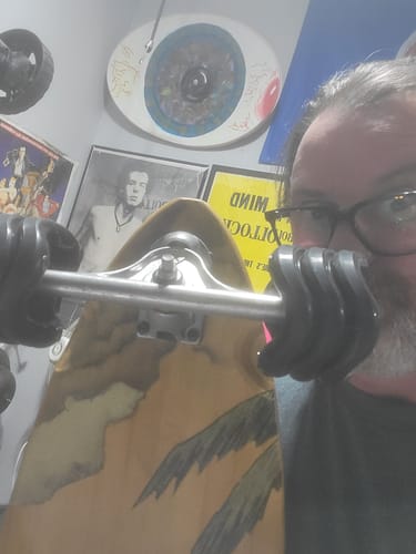 Customer photo review of Shark Wheel Megalodon Formula 95mm 78a Black Longboard Wheels