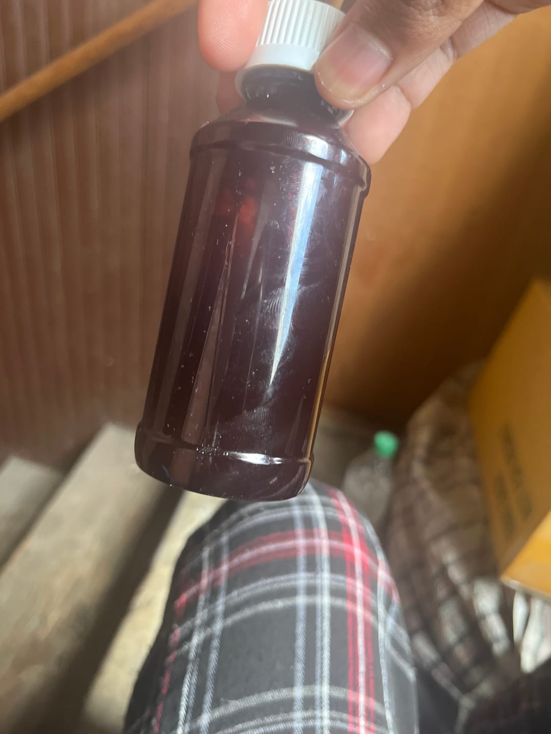 Customer photo review of THC Syrup - Grape