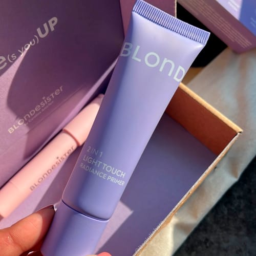 Customer photo review of 2 IN 1 RADIANCE PRIMER | LIGHT TOUCH
