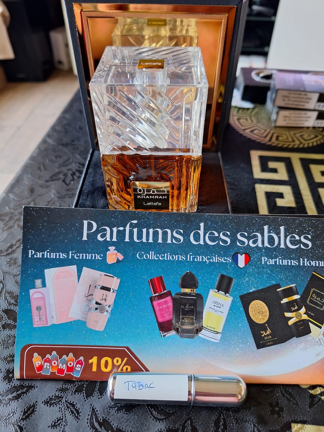 Customer photo review of Eau de Parfum Khamrah - Lattafa 100 ML