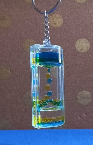Customer photo review of Hydraflux Liquid Timer Keychain