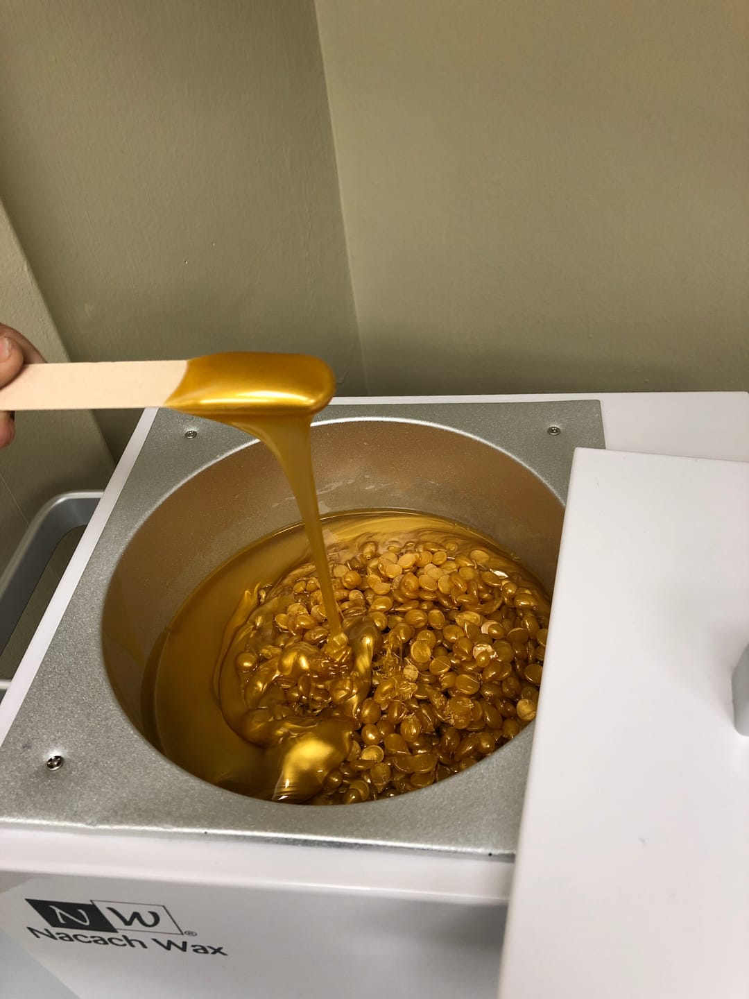 Customer photo review of Moroccan Gold Hard Wax with Argan Oil