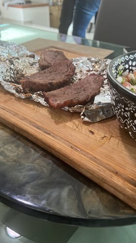 Customer photo review of Rib Eye Steak