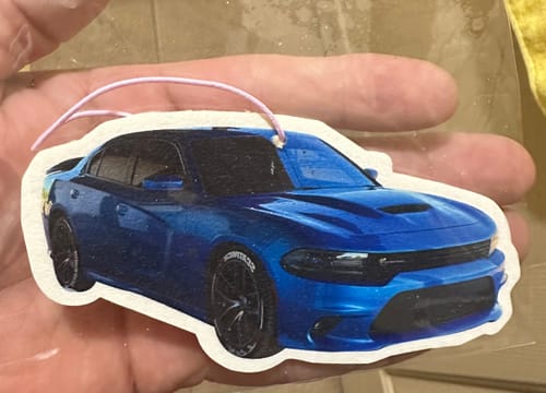 Customer photo review of Custom Car Air Freshener