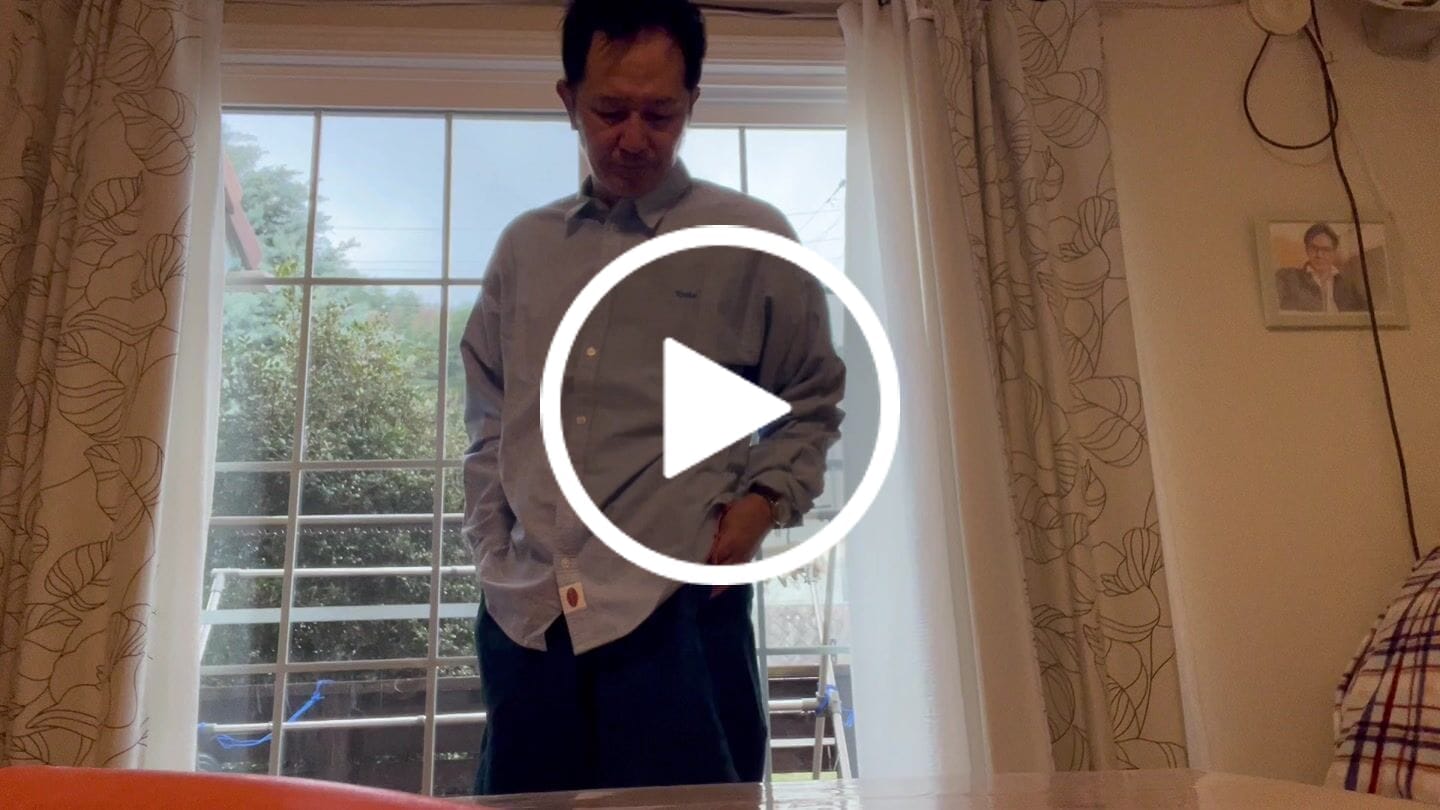 Customer video review of Cleanfit　赤ヒモ付き　刺繍入りオックスフォード長袖シャツ