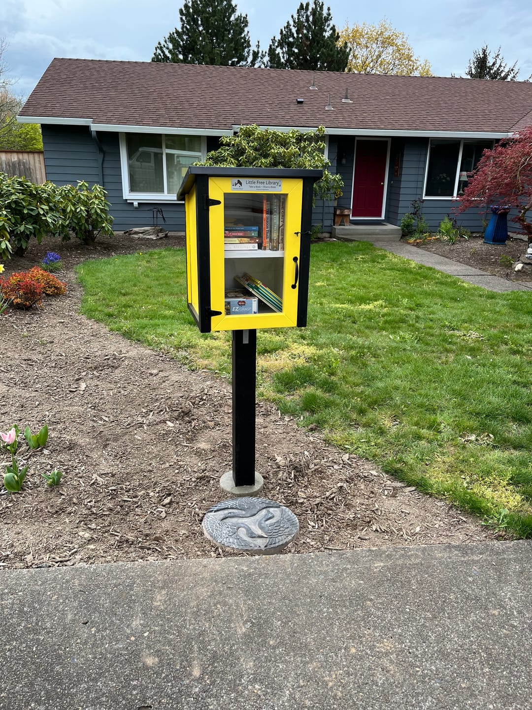 Customer photo review of Two Story Shed Unfinished Kit Little Free Library